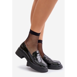 S.Barski Mocassini in vernice Mocassini da donna D&amp;A JC42-62 Neri nero 1