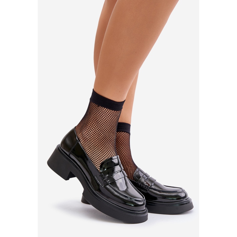 S.Barski Mocassini in vernice Mocassini da donna D&amp;A JC42-62 Neri nero 1