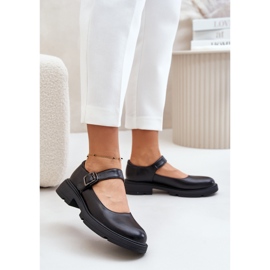 Scarpe da Donna in Eco Pelle Con Cinturino Nere Vinceza 62179 nero 2