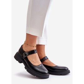 Scarpe da Donna in Eco Pelle Con Cinturino Nere Vinceza 62179 nero 1