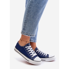 NEWS Sneakers Ecoma Classic Blu Navy da donna 1