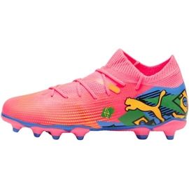 Scarpe da calcio Puma Future 7 Match Njr FG/AG 107841 01 rosa 1