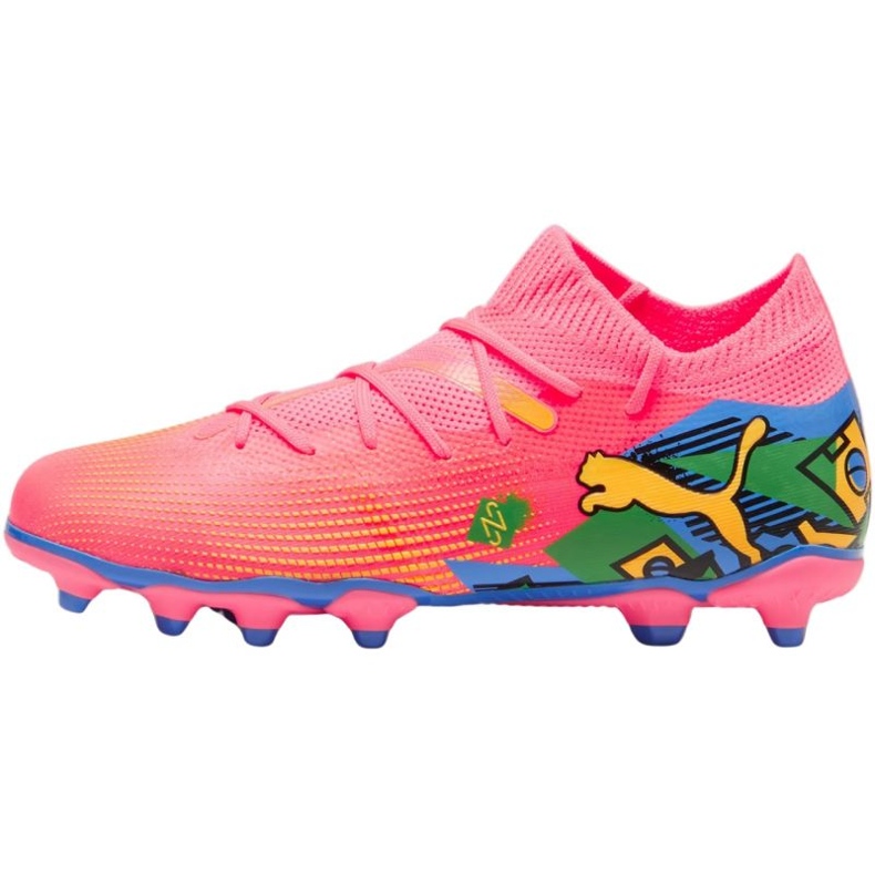Scarpe da calcio Puma Future 7 Match Njr FG/AG 107841 01 rosa 1