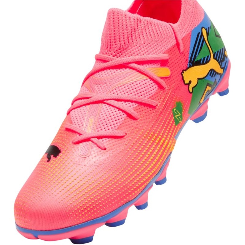 Scarpe da calcio Puma Future 7 Match Njr FG/AG 107841 01 rosa 2