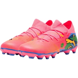 Scarpe da calcio Puma Future 7 Match Njr FG/AG 107841 01 rosa 3