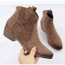 Stivali da cowboy isolanti da donna marroni Potocki SZ12189 marrone 1