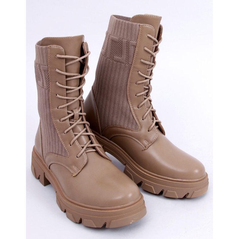 Lavoratori con tomaia elasticizzata Calling Khaki marrone 2