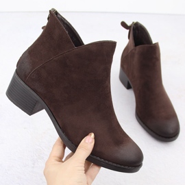 Stivaletti isolanti marroni da donna Potocki 12472 marrone 1