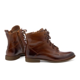 BUTDAM Stivaletti stringati in pelle Trw, viso marrone 1