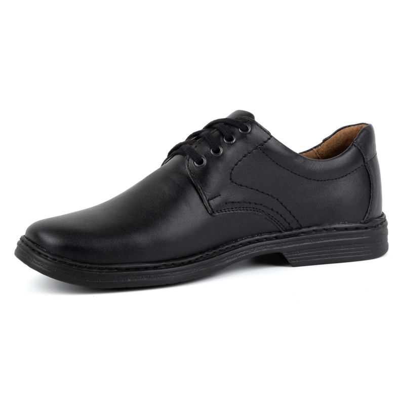 KOMODO Scarpe da uomo in pelle naturale 933K, nere nero 1
