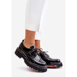 Scarpe stringate da donna Artiker 55C0497 Nero 1