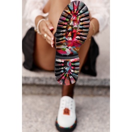 Scarpe Stringate da Donna in Pelle Artiker 55C0500 Bianco 2