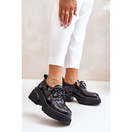 Scarpe da Donna in Vernice Con Decori Pelle Naturale Artiker 55C0419 Nero 2
