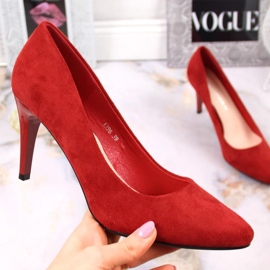 Decollete Sergio Leone W SK379K in camoscio rosso 1