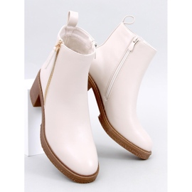 Stivaletti Guire Beige in pieno fiore con tacco alto 1