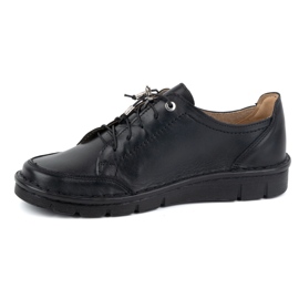 Kampol Scarpe da donna in pelle 403/15 nere nero 1