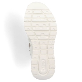 Stivali sportivi isolanti da donna, bianchi, Rieker M6010-80 bianco 2