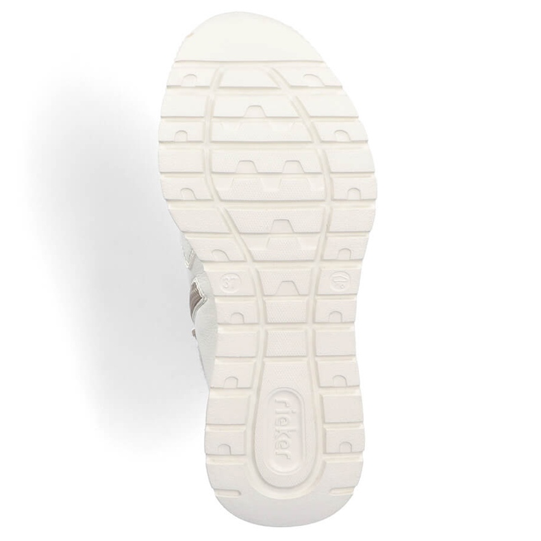 Stivali sportivi isolanti da donna, bianchi, Rieker M6010-80 bianca 2