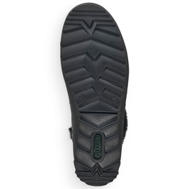 Stivali da donna in pelle nera isolante Remonte R8480-01 nero 2