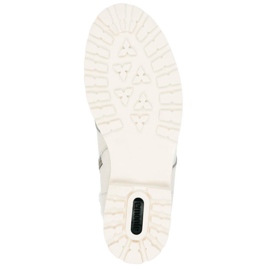 Stivali da lavoro impermeabili da donna in pelle, bianco Remonte D8481-80 1