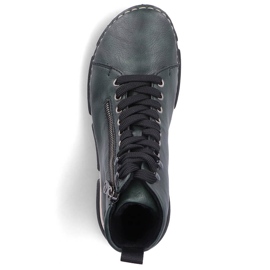 Comodi stivaletti da donna verdi Rieker 45920-54 verde 1
