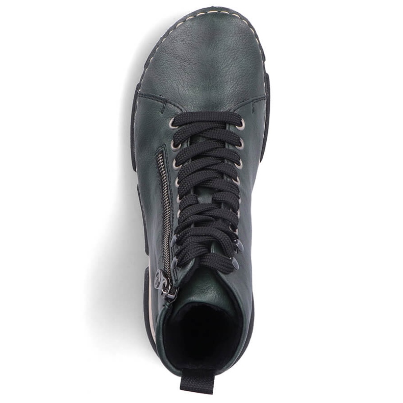Comodi stivaletti da donna verdi Rieker 45920-54 verde 1