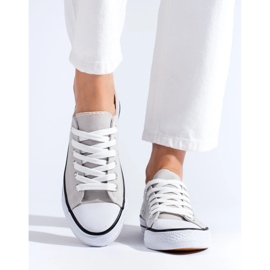 Sneaker classica grigia Shelovet grigio 2