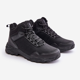Scarpe da trekking leggere da uomo isolate McBraun, nere nero 1