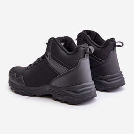 Scarpe da trekking leggere da uomo isolate McBraun, nere nero 2