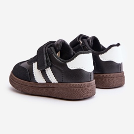 Sneakers con Velcro da Bambino Nere Tromella nero 2