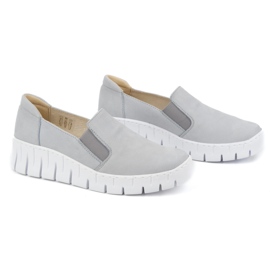 WASAK Scarpe scorrevoli in pelle femminile 0721W blu 2