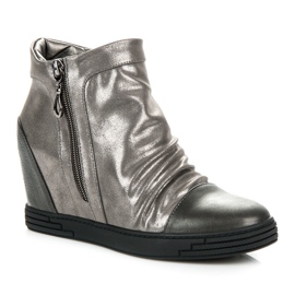 Vinceza Stivaletti Argento grigio 1