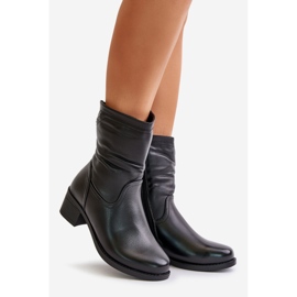 Stivali Tacco Alto Foderati Con Pelliccia Vinceza 85155 Nero 1