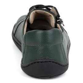 Olivier Scarpe da donna minimaliste in pelle a piedi nudi modello 1243 verde 2