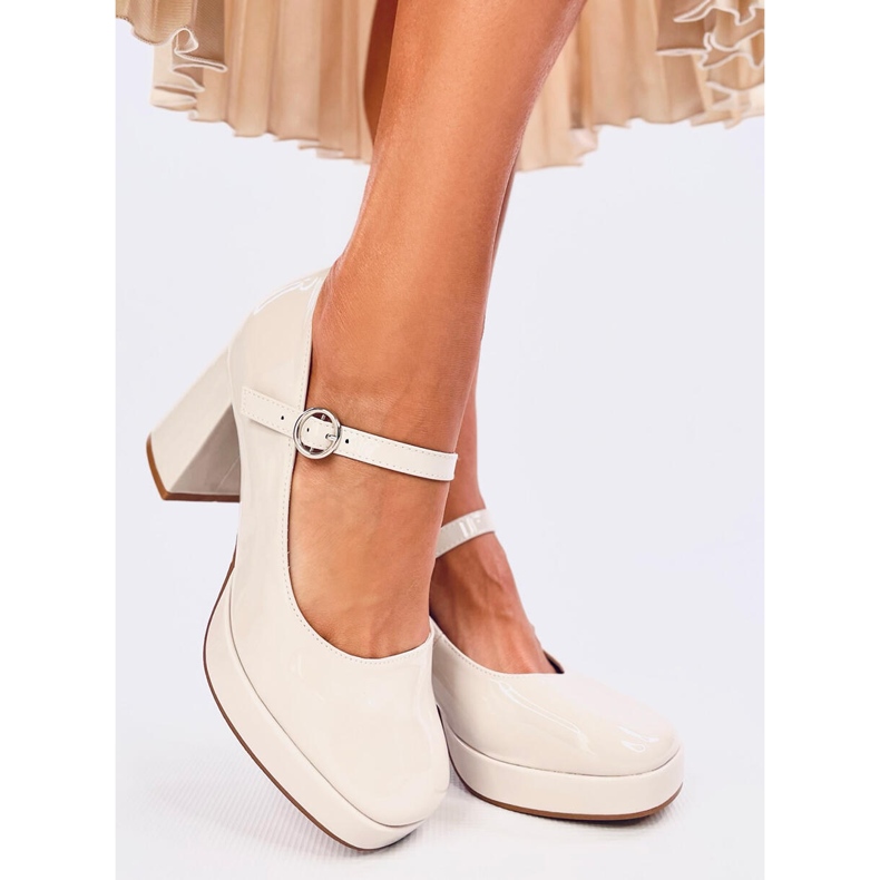 Décolleté con plateau Sorel Beige 1