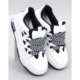 Scarpe da ginnastica da donna Allman nere bianca 1