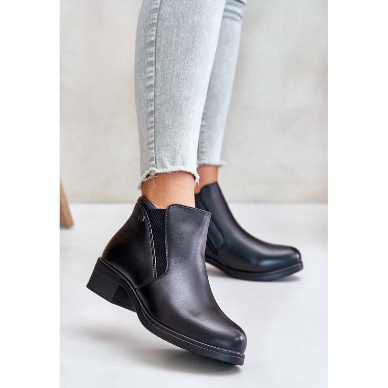 Stivaletti bassi con pelo, Vinceza 85150 Nero 2