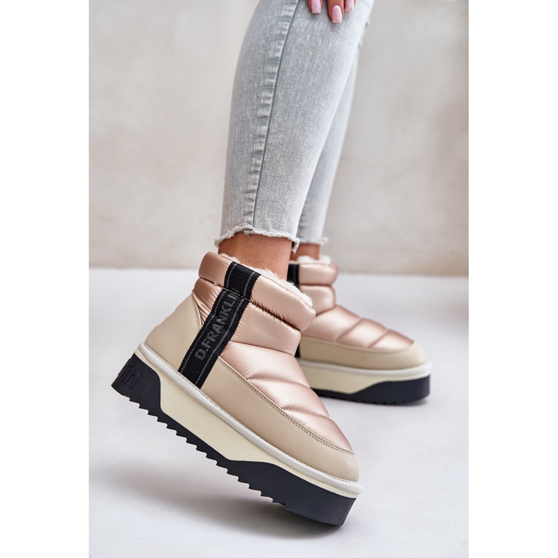 Doposci Bassi Con Suola Spessa D.Franklin DFSH371010 Beige 2