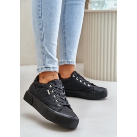 Sneakers con plateau isolate da donna Big Star OO274A465 Nere nero 2