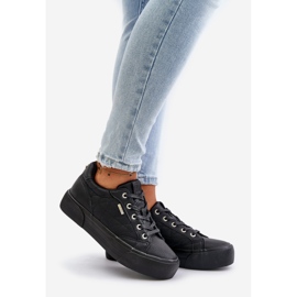 Sneakers con plateau isolate da donna Big Star OO274A465 Nere nero 1