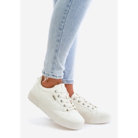 Sneakers con plateau isolate da donna Big Star OO274A464 Bianco bianca 1