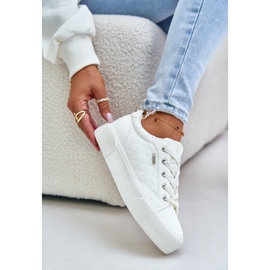 Sneakers con plateau isolate da donna Big Star OO274A464 Bianco 2