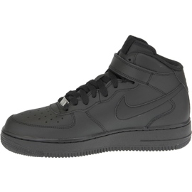 Nike Air Force 1 Mid Gs W 314195-004 scarpe nero 1