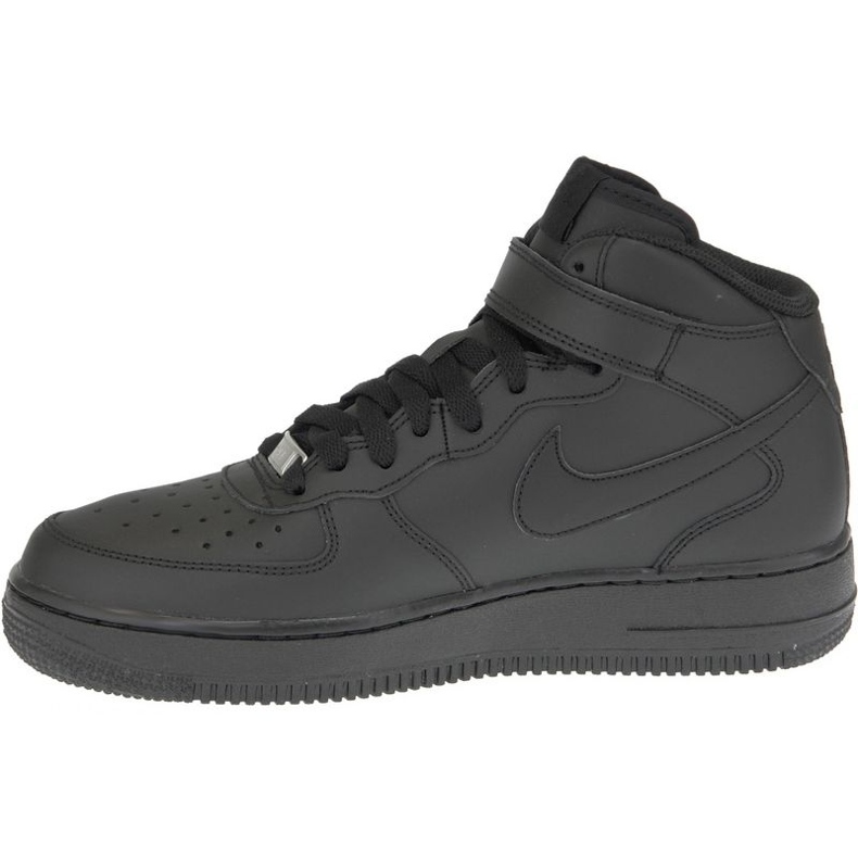 Nike Air Force 1 Mid Gs W 314195-004 scarpe nero 1