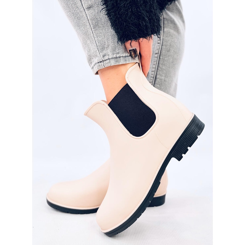 Galosce da donna Stivali Jodhpur Foxy Beige 1
