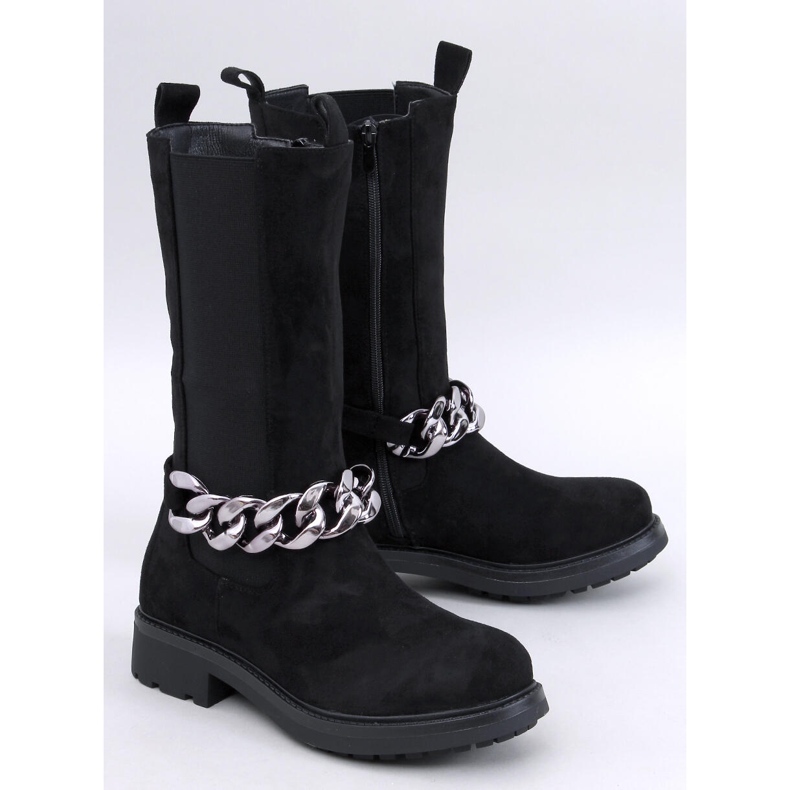 Wiley Stivaletti Chelsea neri con gamba lunga nero 1