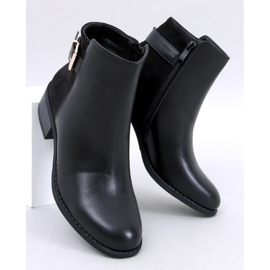 Gammes Stivaletti Chelsea da donna in pelle scamosciata granata nera nero 1