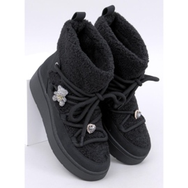 Remati Doposci neri con shearling nero 1