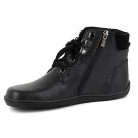 Olivier Scarpe invernali minimaliste da donna in pelle a piedi nudi 1262 nere nero 1