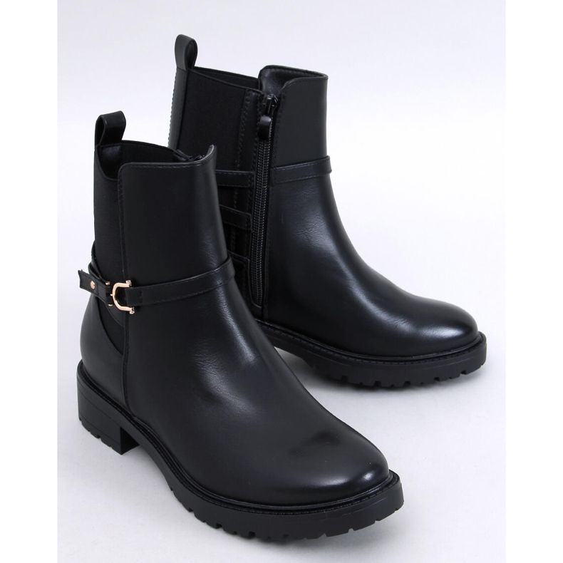 Stivaletti Chelsea classici da donna Royle Black nero 1